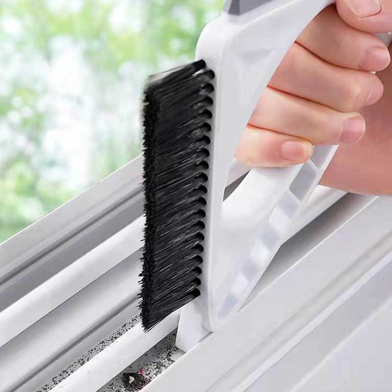 Multifunctional Cleaning Brush Glass Scraper Window Sill Gap Track