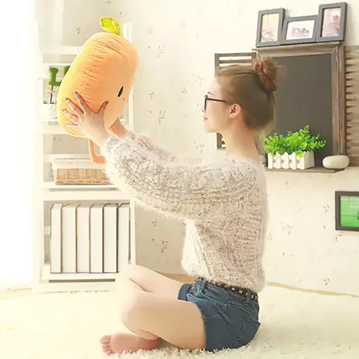 Large fruit plush pillow