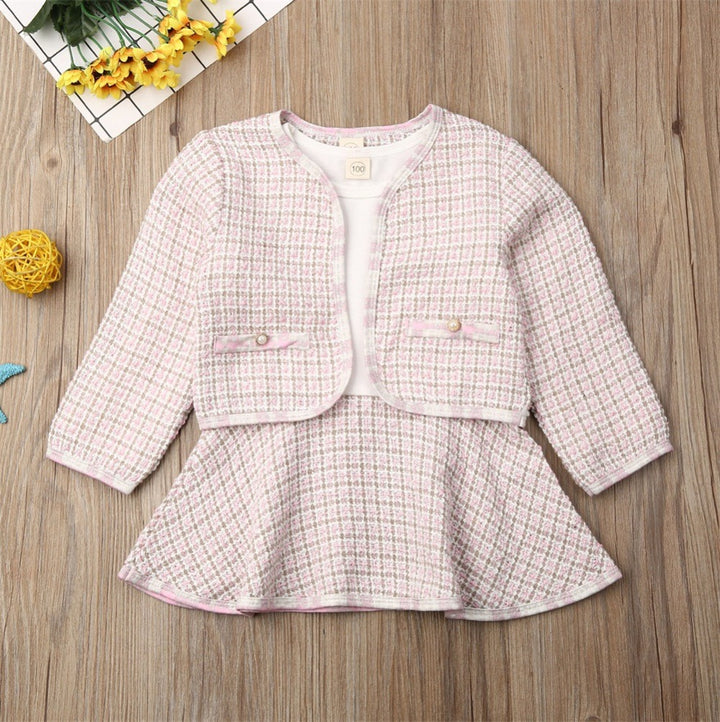 Baby Long-sleeved Two-piece Dress