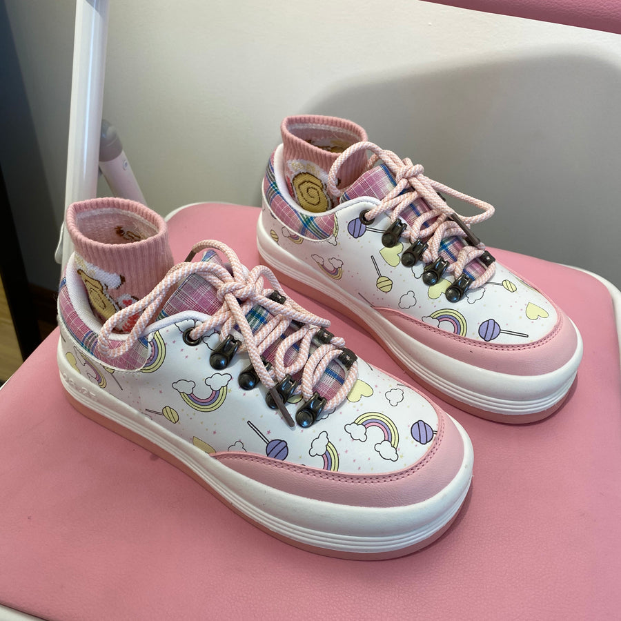 Cute Rainbow Children Shoes