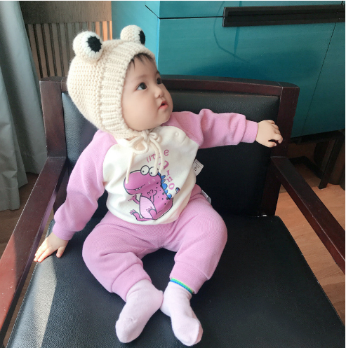 Baby Casual Cartoon Outfit Set