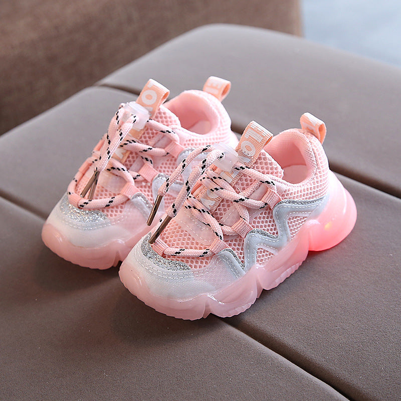 Fashion Lace-up Soft Sole Baby Shoes