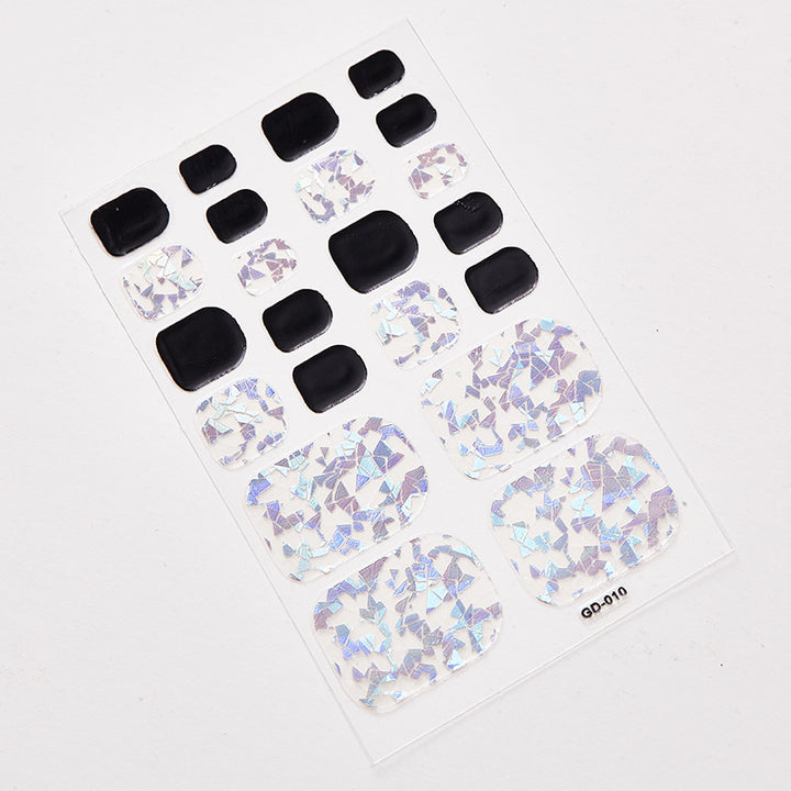 Nail stickers foot stickers 22 small stickers waterproof nail stickers foot nail stickers