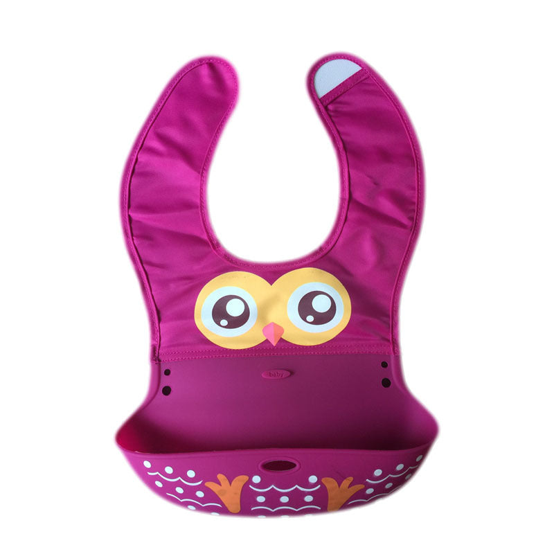 Cartoon Silicone Baby Bib