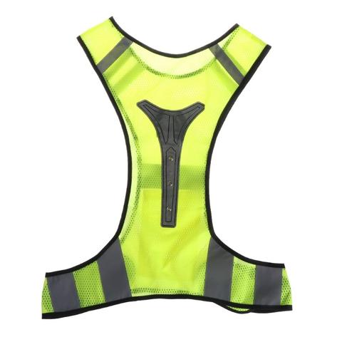 Fluorescent vest LED light reflective vest