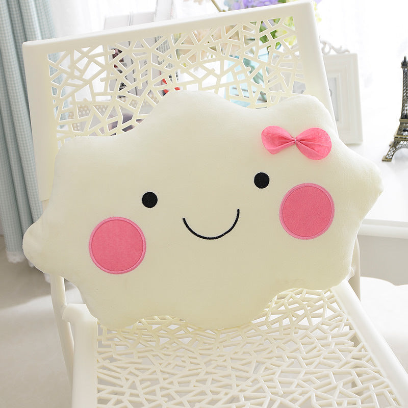 Cartoon cloud plush pillow super soft children pillow