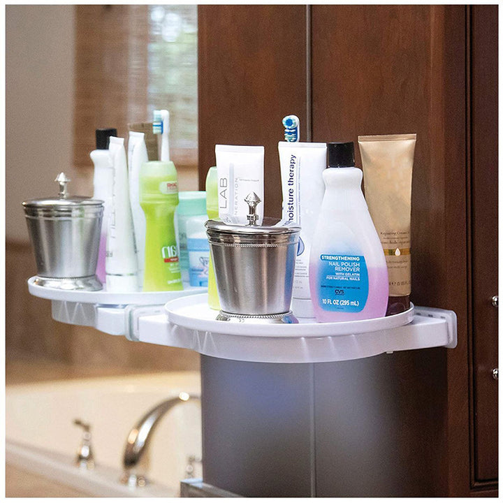Punch-free Rotating Triangle Shelf For Bathroom And Kitchen