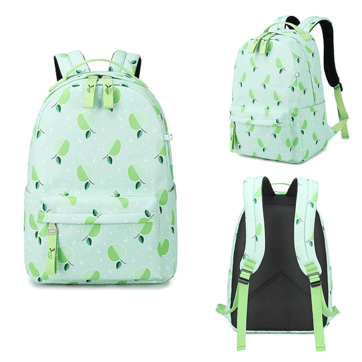 Fruit Print Backpack Women