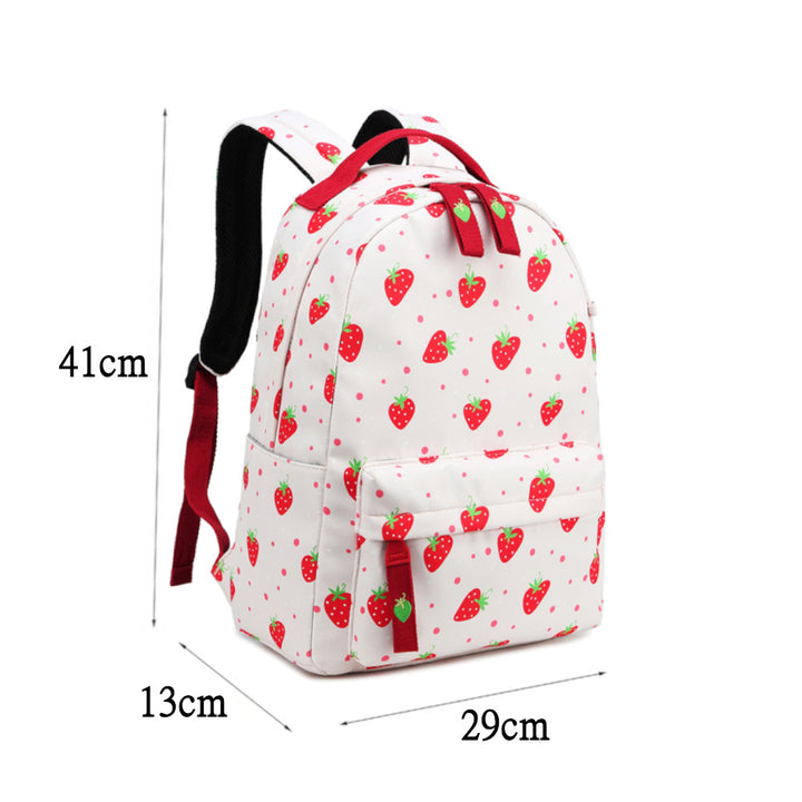 Fruit Print Backpack Women