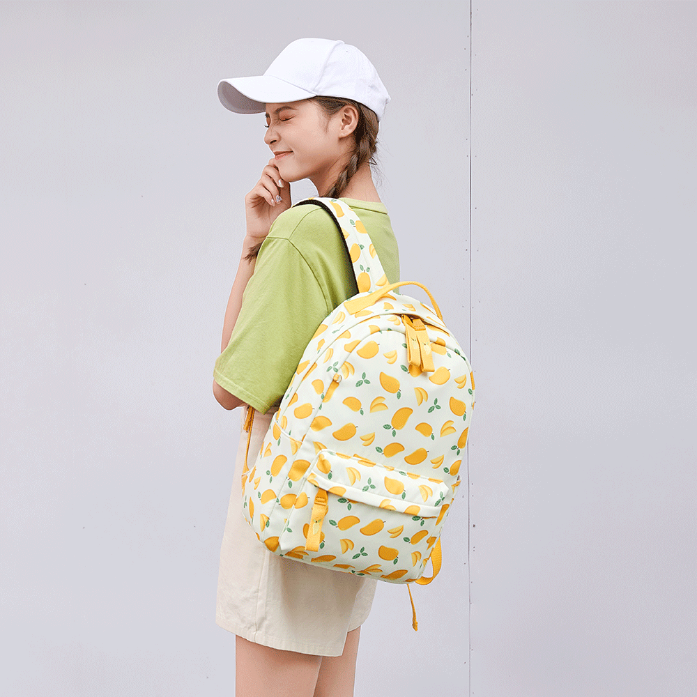 Fruit Print Backpack Women