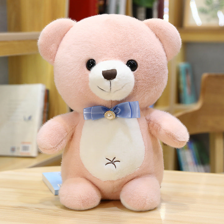 Lovely Bow Tie Teddy Bear Doll Soft Plush Stuffed Animal Toyx Kids Lovers Birthday Baby Gift