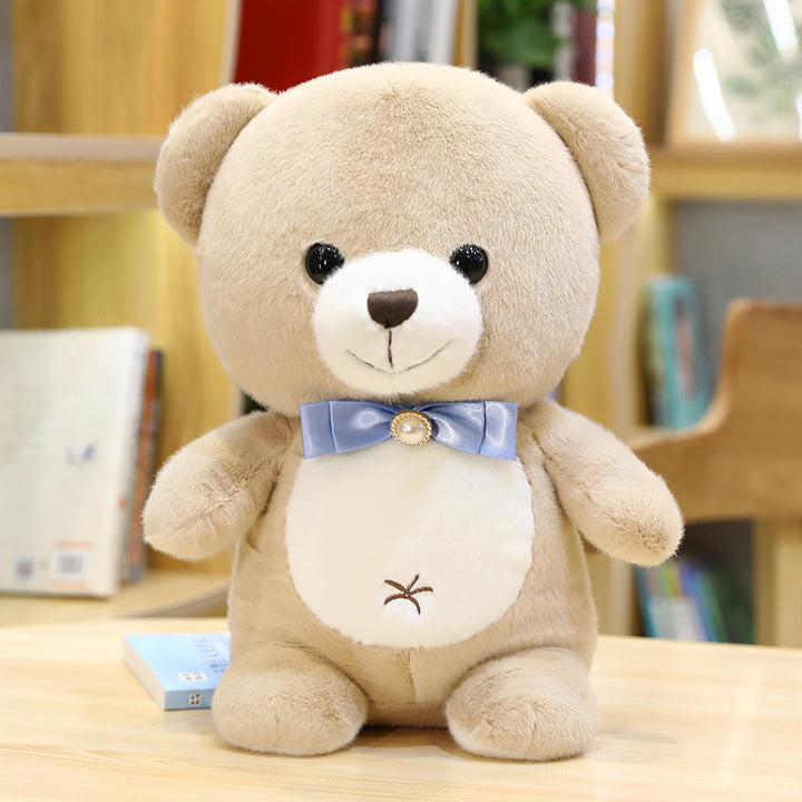 Lovely Bow Tie Teddy Bear Doll Soft Plush Stuffed Animal Toyx Kids Lovers Birthday Baby Gift