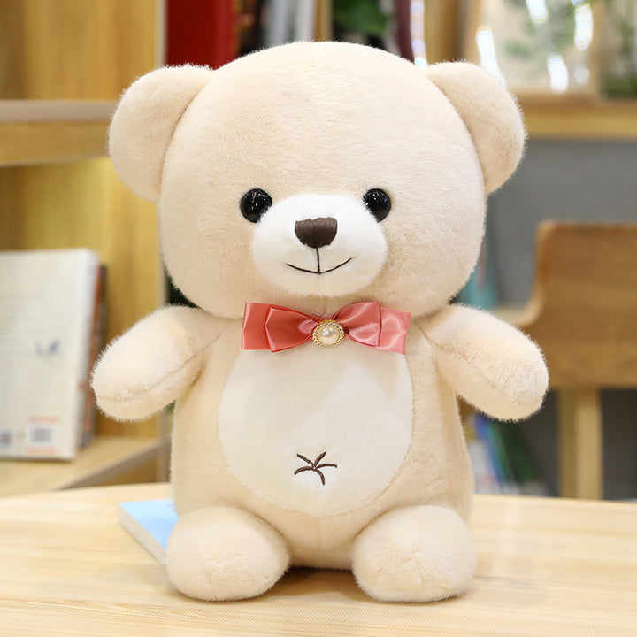 Lovely Bow Tie Teddy Bear Doll Soft Plush Stuffed Animal Toyx Kids Lovers Birthday Baby Gift