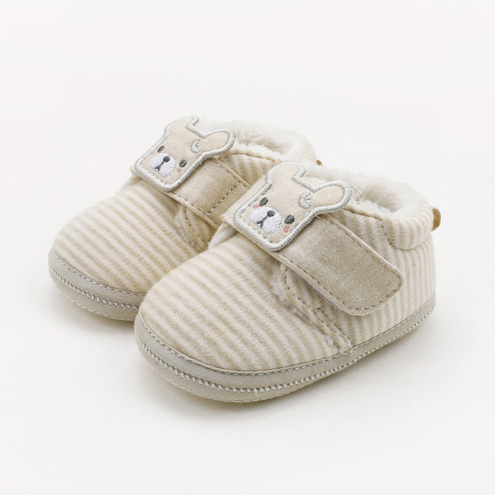 Autumn And Winter Baby Shoes 0-1 Years Old Plus Velvet