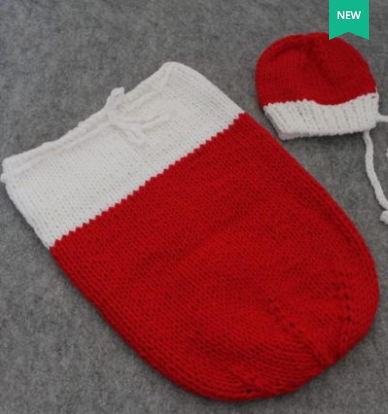 Knitted Christmas Snowman Outfit Set