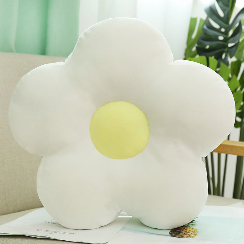 Plush toy feather cotton flower pillow cushion