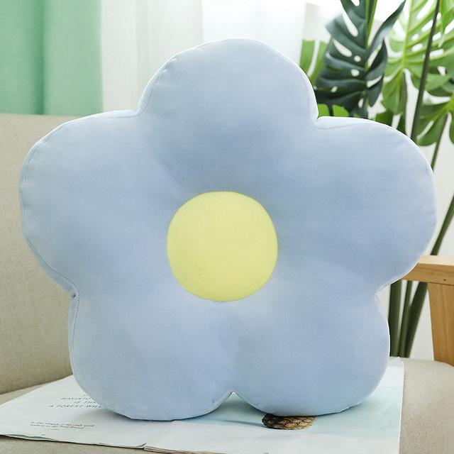 Plush toy feather cotton flower pillow cushion