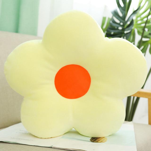 Plush toy feather cotton flower pillow cushion