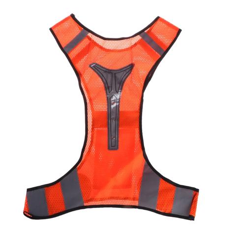 Fluorescent vest LED light reflective vest