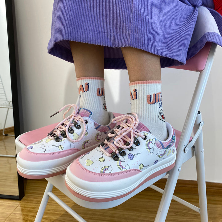 Cute Rainbow Children Shoes