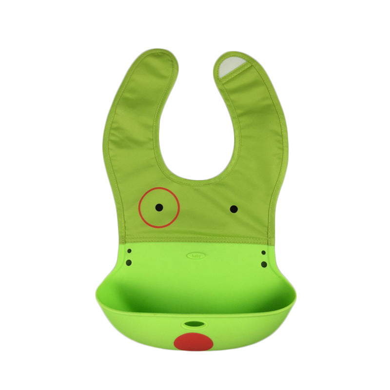 Cartoon Silicone Baby Bib