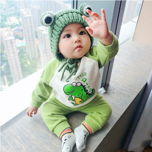 Baby Casual Cartoon Outfit Set