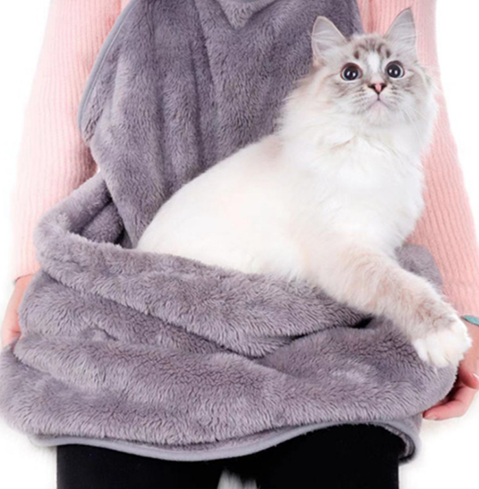 Pet out carrying bag cat cat bag with sleeping chest apron to prevent clothing sticky hair cat clothes