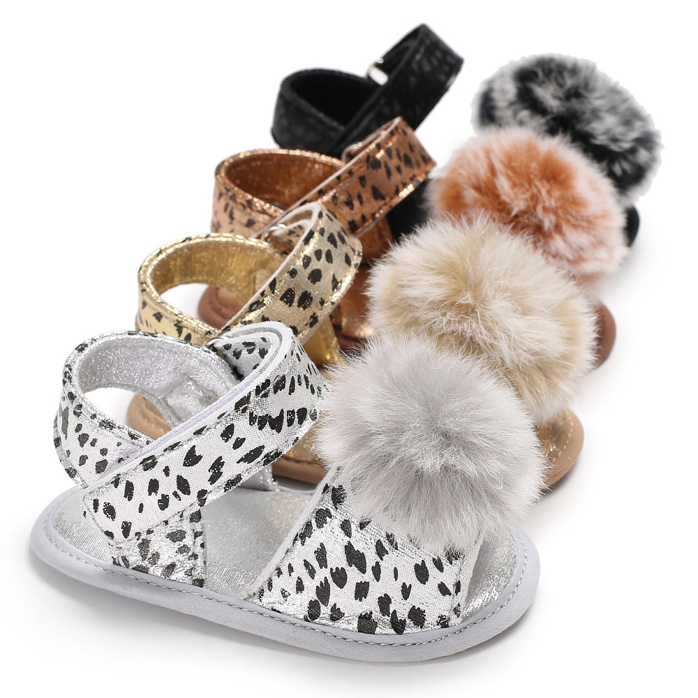 Baby Cute Leopard Print Non-Slip Sandals