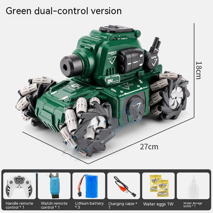 24g Remote Control Tank Children's Lighting Water Bomb Toys