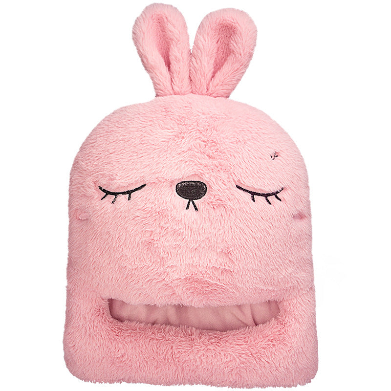 Warm Foot Treasure USB Charging Cartoon Rabbit Fleece Warm Foot Pad