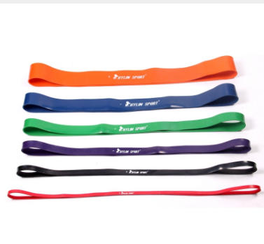 Nature Pure Latex resistance bands 6 size fitness power training strength loop pull up bands rubber expander