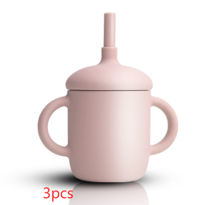 Silicone Baby Water Straw Cup