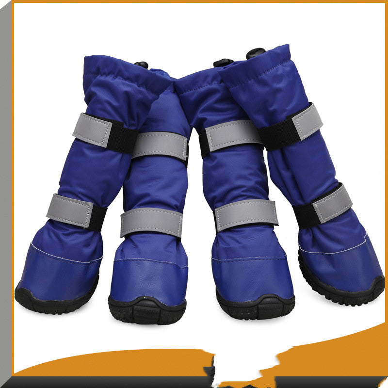 Waterproof Snow Pet Shoes, Big Dog Shoes, General Rain Boots, Camel