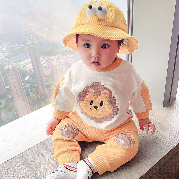 Baby Casual Cartoon Outfit Set