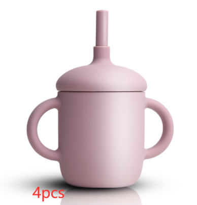 Silicone Baby Water Straw Cup