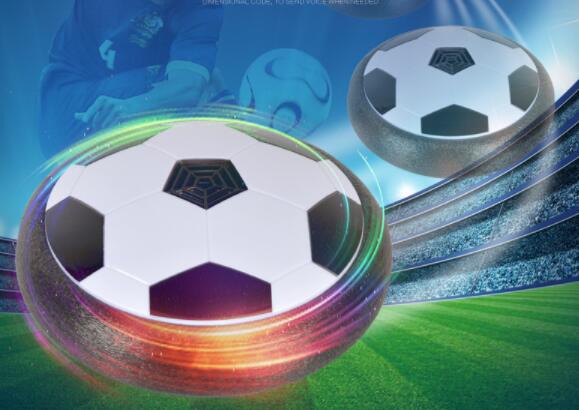 Soccer Toys for Children Flyball Colorful LED Lights Air Power Football Flying Ball