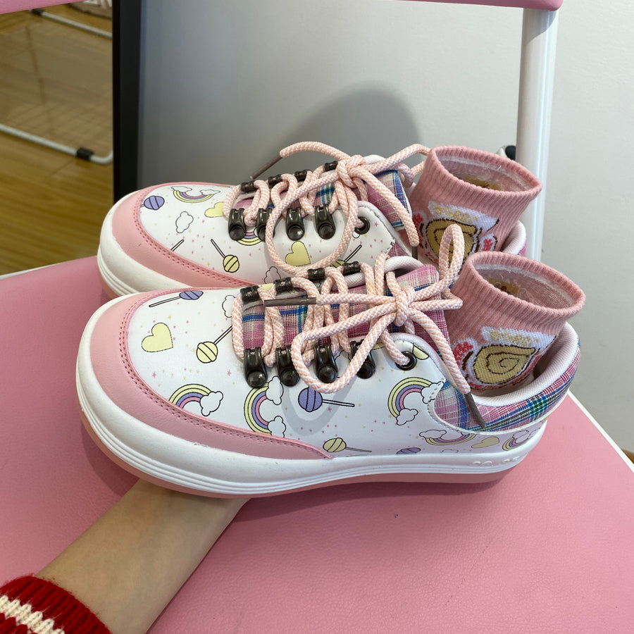 Cute Rainbow Children Shoes