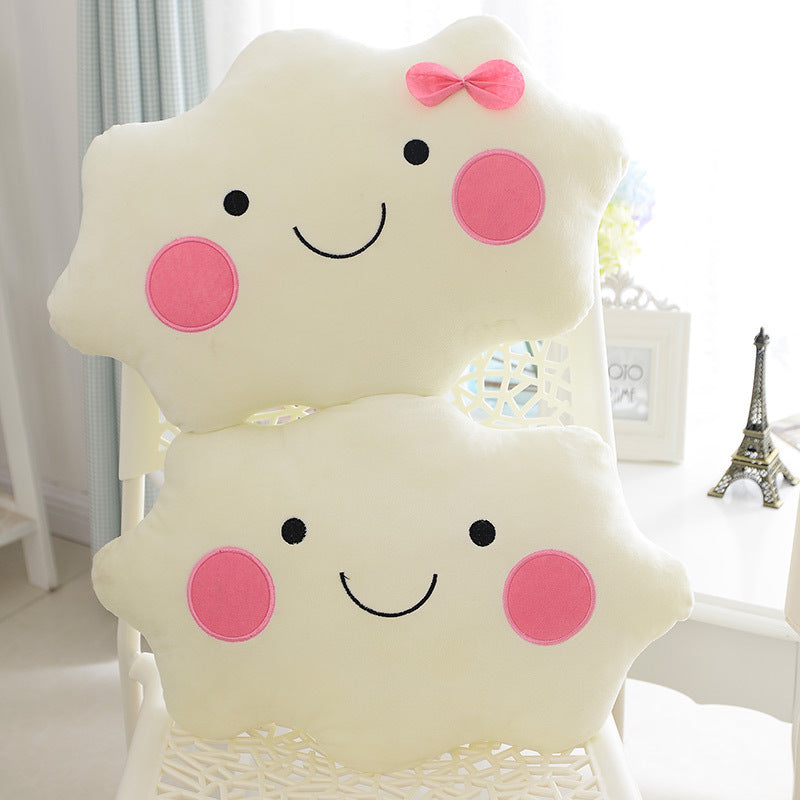 Cartoon cloud plush pillow super soft children pillow