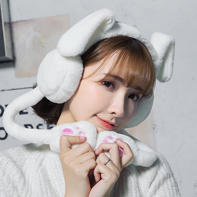 Plush Warmth Cute Winter Warmer Ear Protection