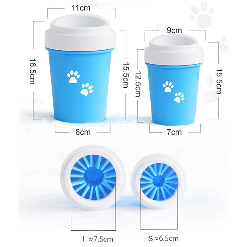 Dog foot washing cup cleaning product cat paw washer