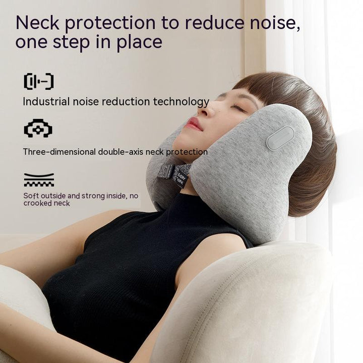 Travel Neck Care Two-in-one Memory Foam Cervical Head Pillow