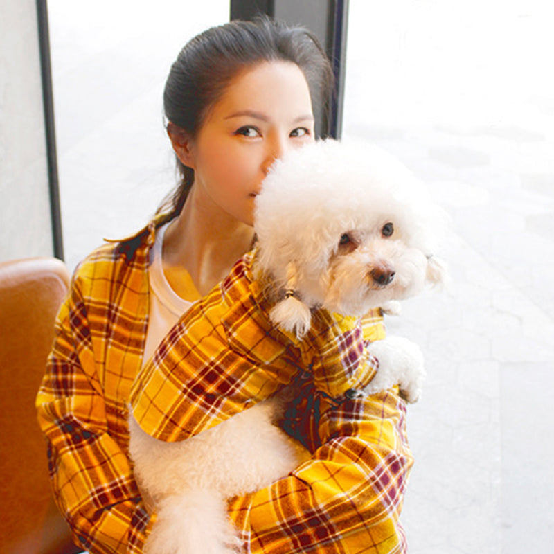 Dog/Parents Matching Everyday Wear Plaid Shirt