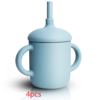 Silicone Baby Water Straw Cup