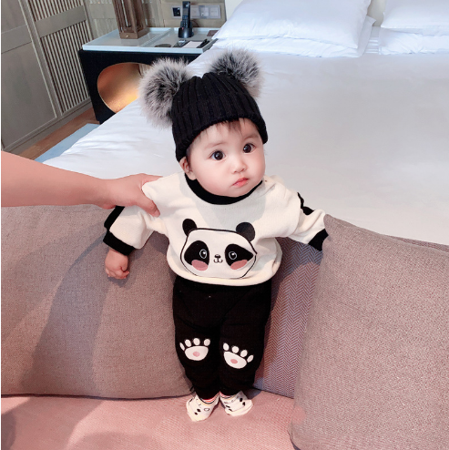 Baby Casual Cartoon Outfit Set