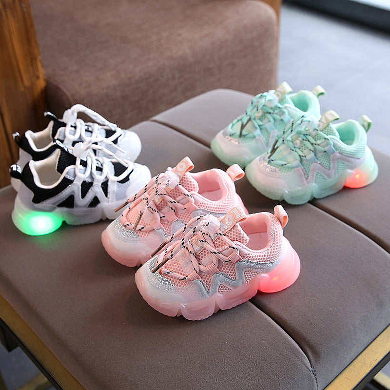 Fashion Lace-up Soft Sole Baby Shoes