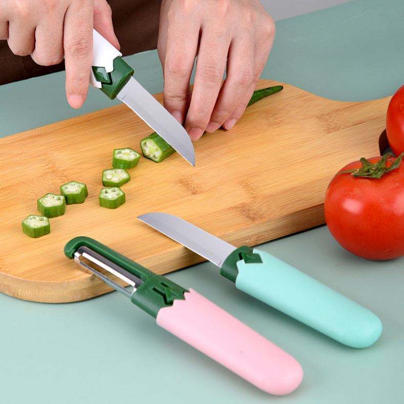Peeler Household Scraping And Peeling Fruit Knife Two-in-one Kitchen Gadgets
