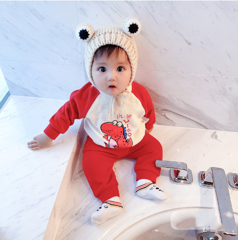 Baby Casual Cartoon Outfit Set