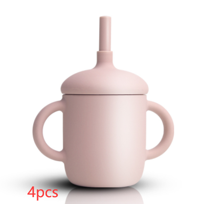 Silicone Baby Water Straw Cup