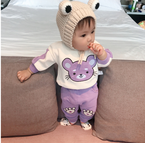 Baby Casual Cartoon Outfit Set