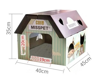 Milk Carton Cat Scratcher Cat Toy Corrugated Paper